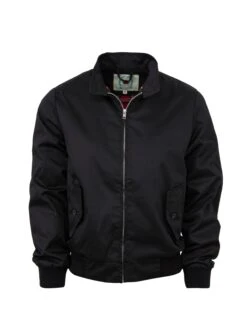Ladies Harrington Jacket - Black