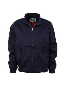 Ladies Harrington Jacket - Navy