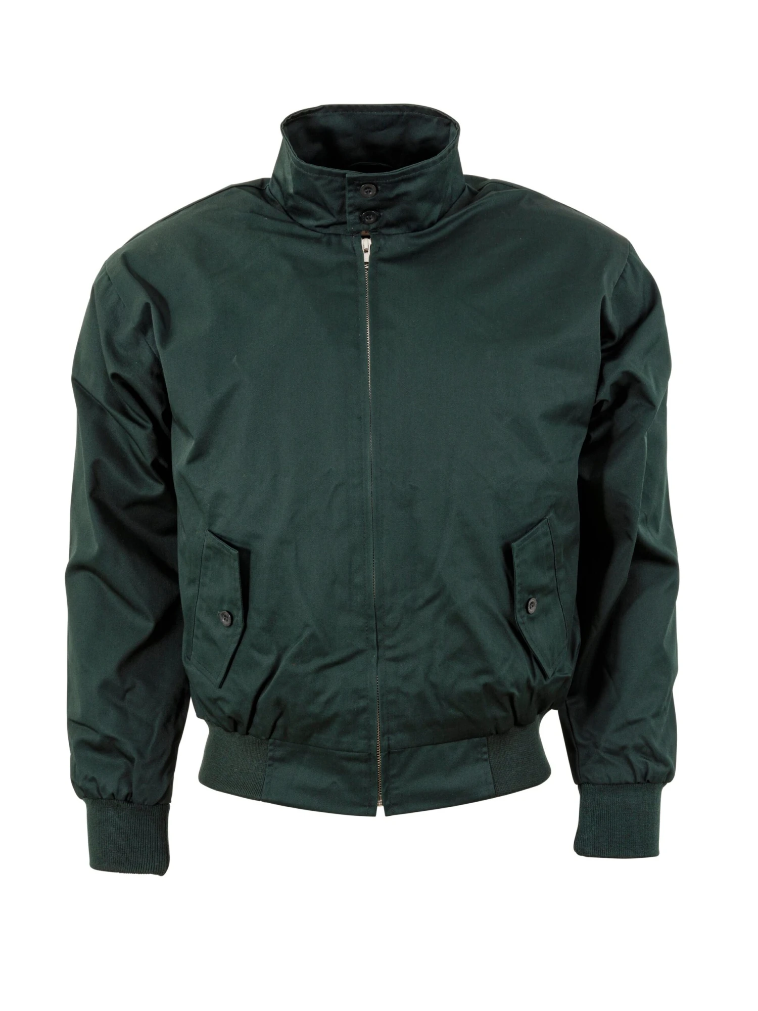 Harrington Jacket - Bottle Green - Image 3