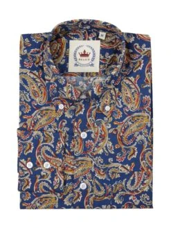 Men's Navy Paisley - PS-25