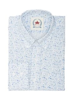 Men's White Floral Shirt - Floral 16