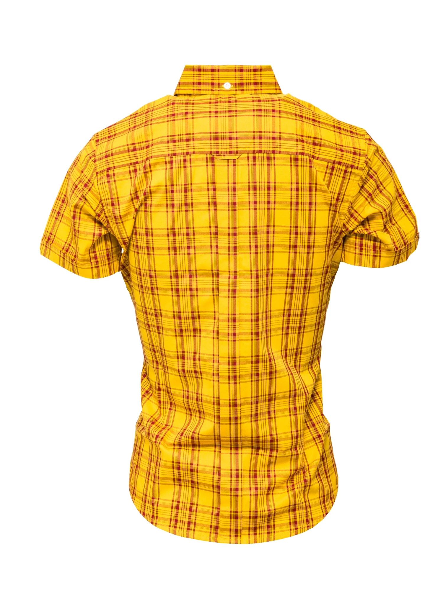 Ladies Mustard & Burgundy Shirt - LSS 47 - Image 2