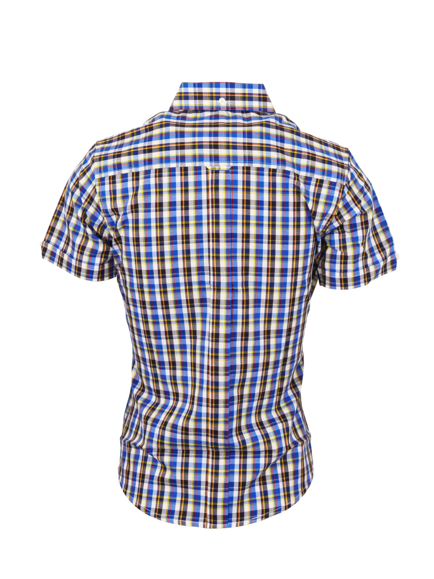 Ladies Blue Check Shirt - LSS 57 - Image 2