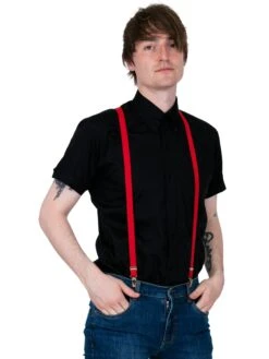 Braces And Buckles - Red