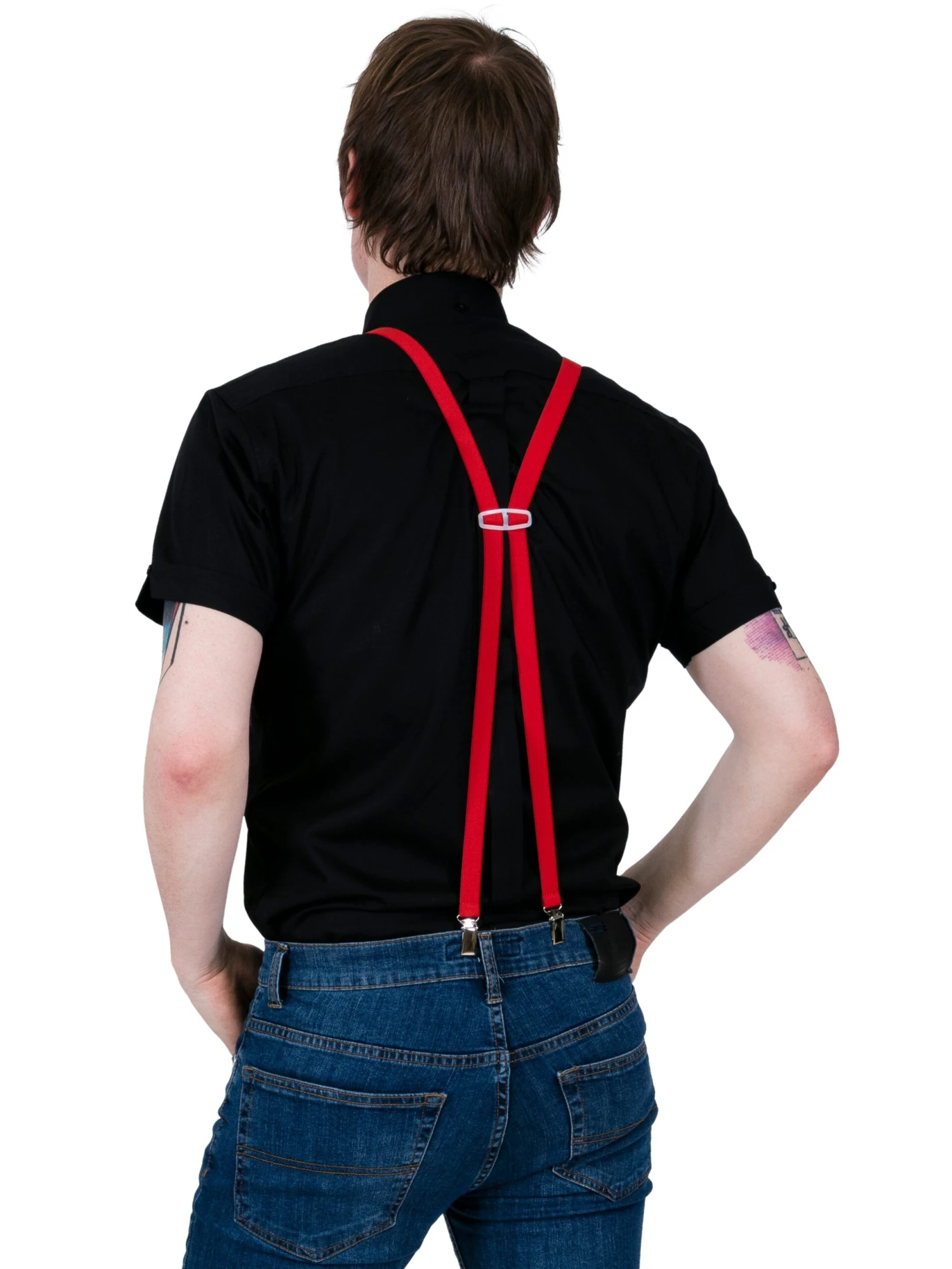 Braces And Buckles - Red - Image 2