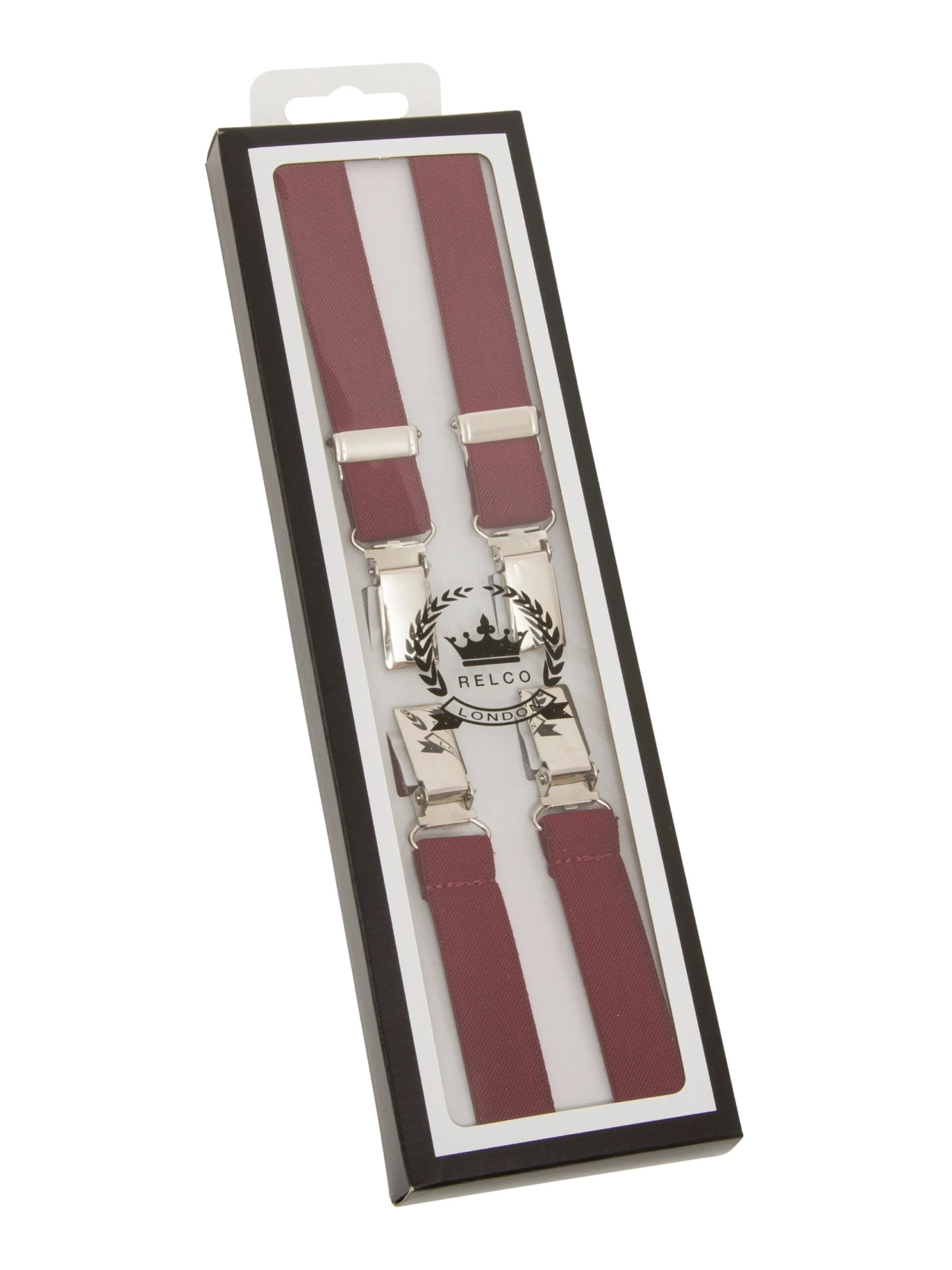 Braces And Buckles - Burgundy - Image 3