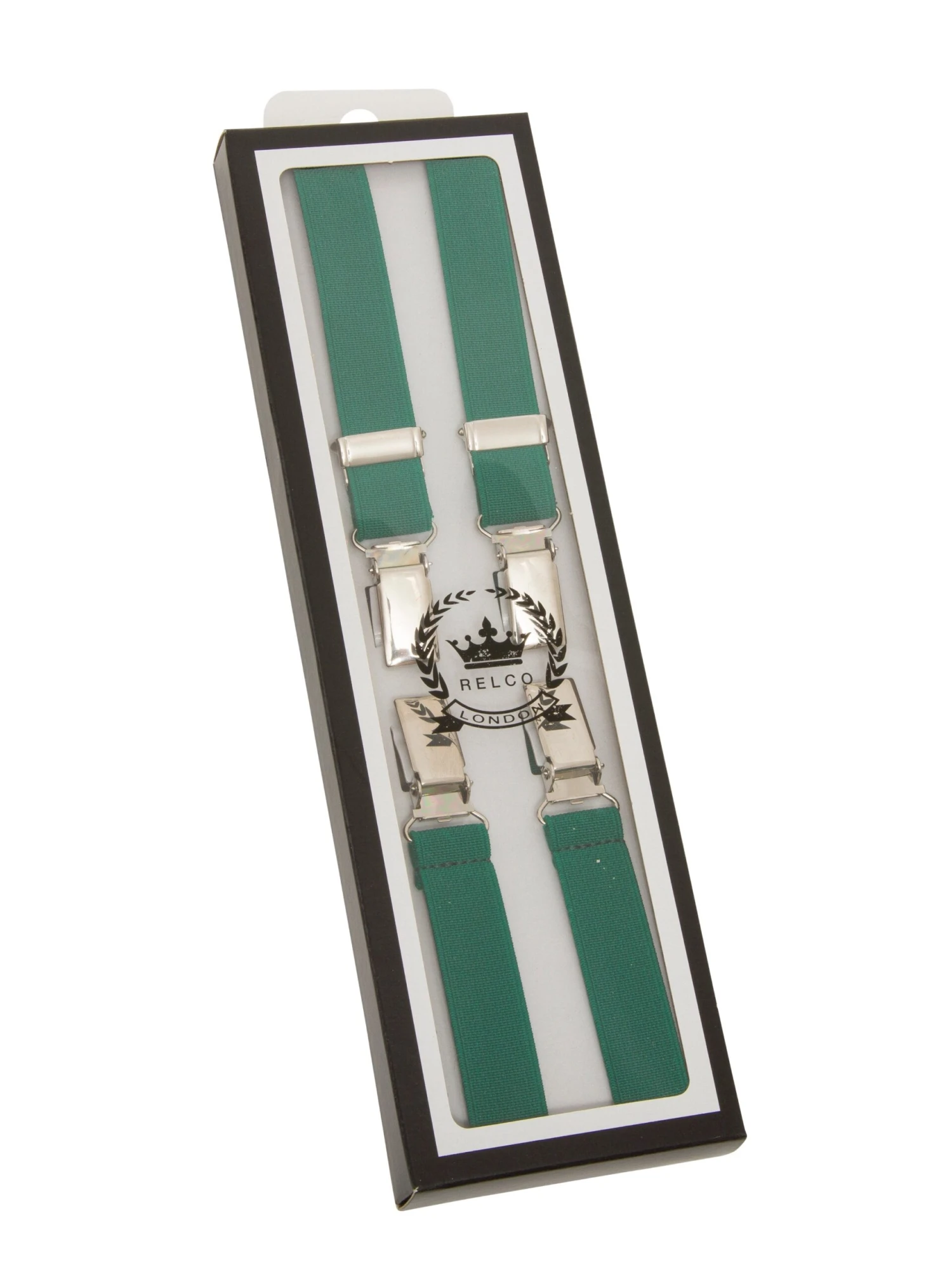 Braces With Buckles - Bottle Green - Image 3