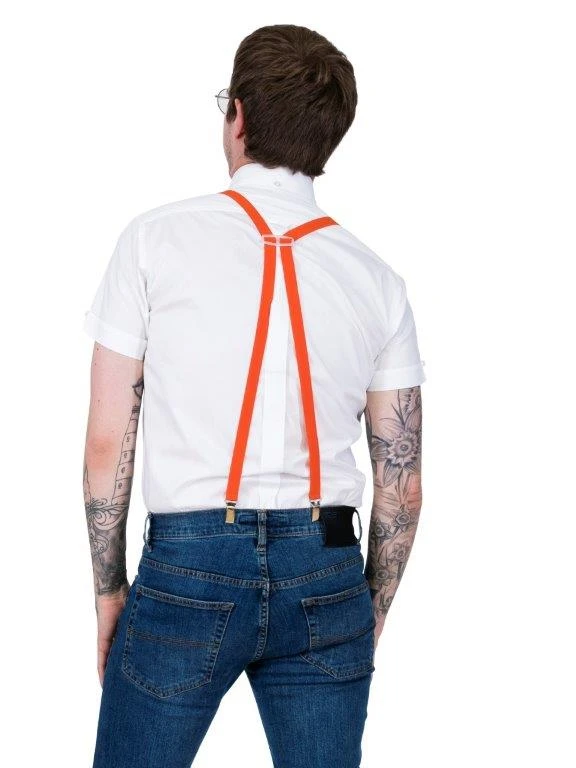 Braces With Buckles - Orange - Image 2