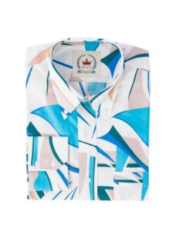 Mens Retro Patterned Shirt - LR-12