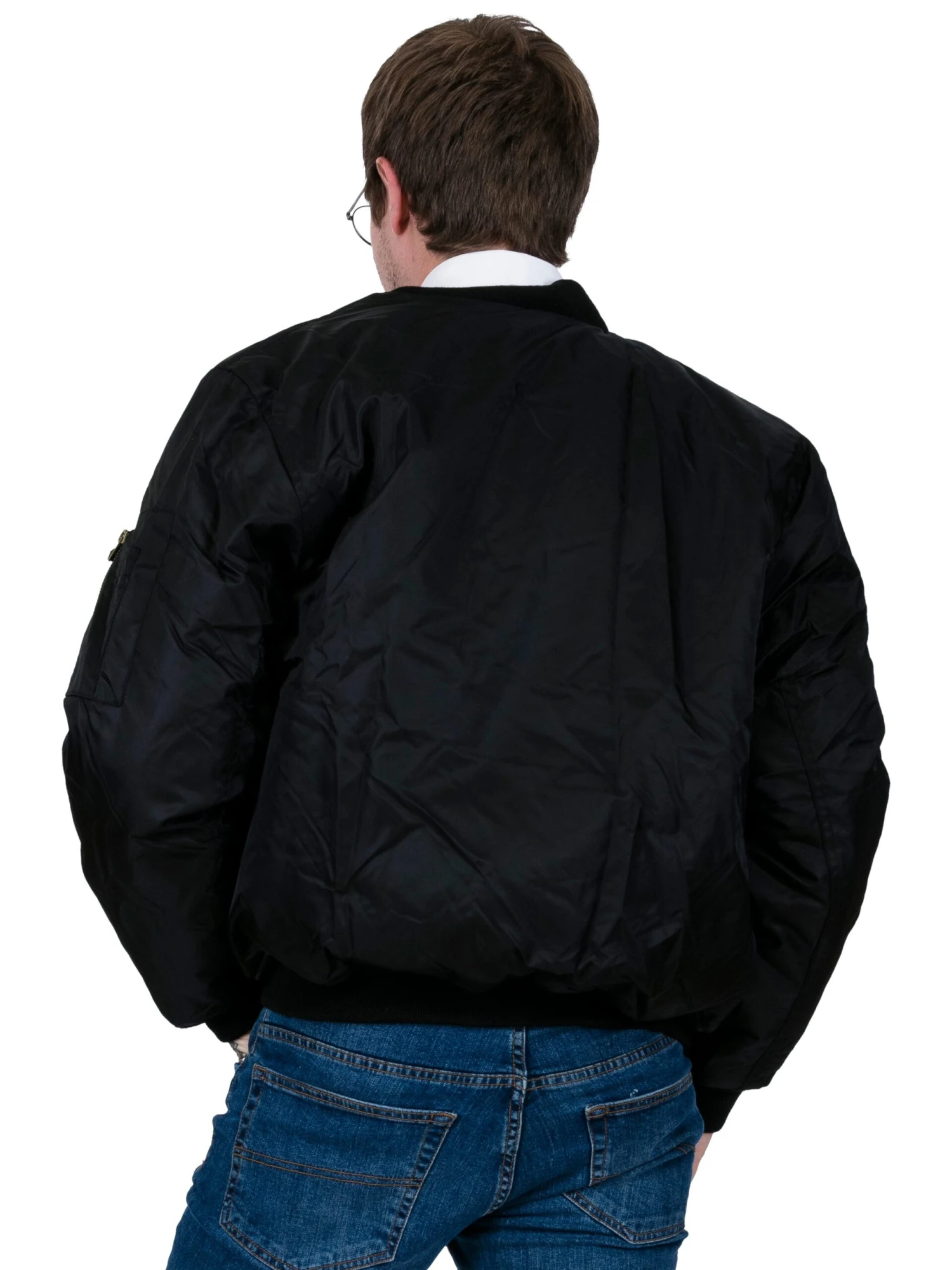 Flight Jacket - Black - Image 2