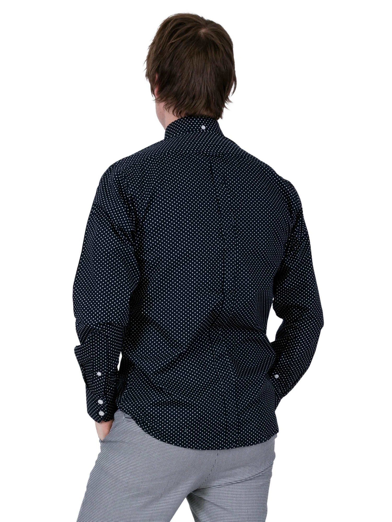 Classic Pindot Tailoring - Navy - Image 2