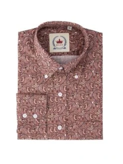 Men's Burgundy Paisley - PS 30