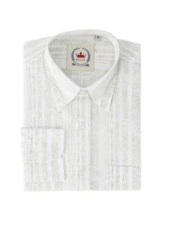 Men's Striped Paisley Shirt - PS 32