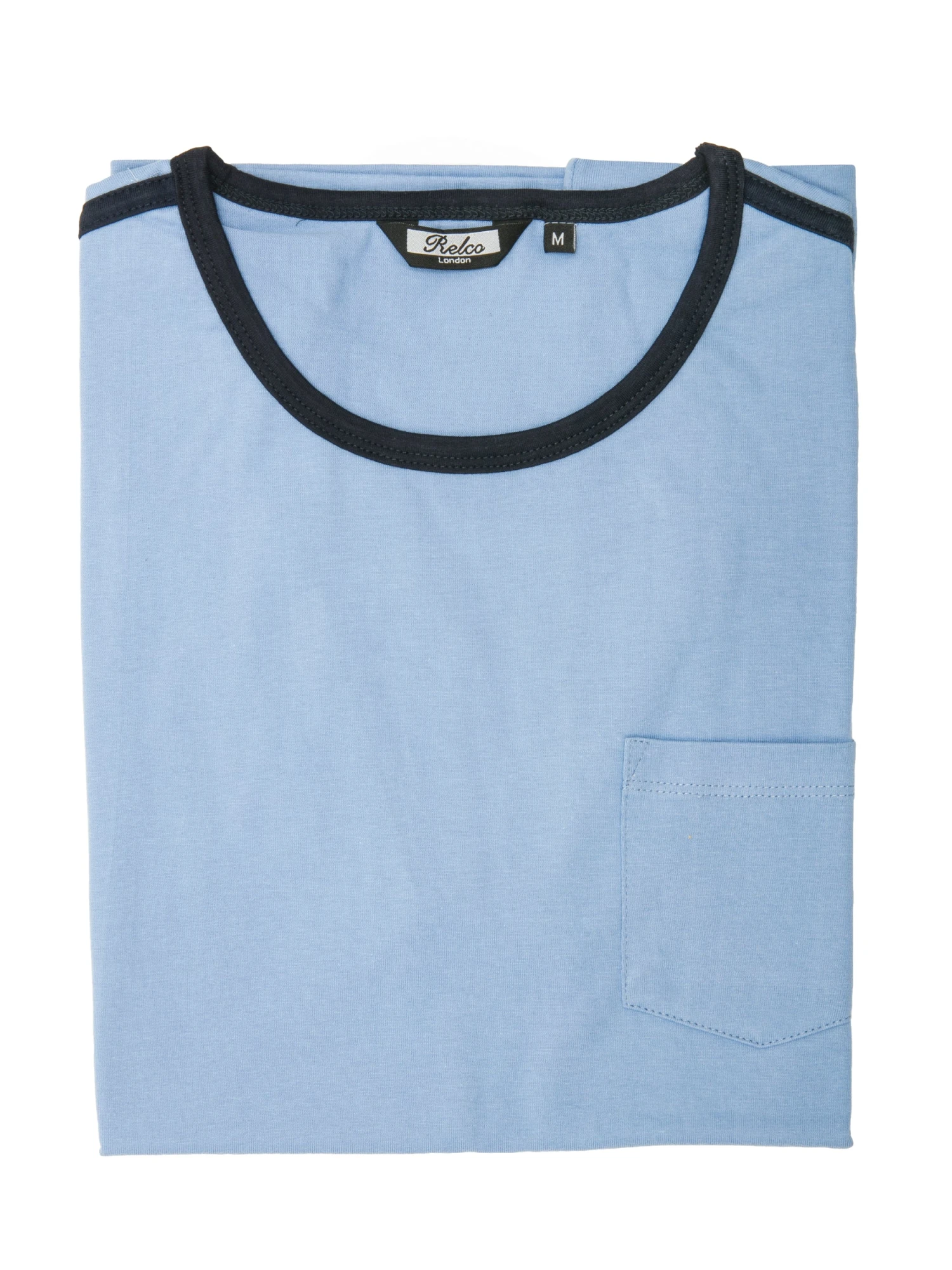 Ringer Two Tee - Sky Blue - Image 3