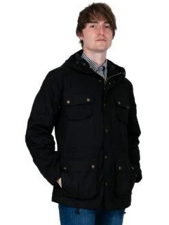 Vintage Parka Jacket -Black
