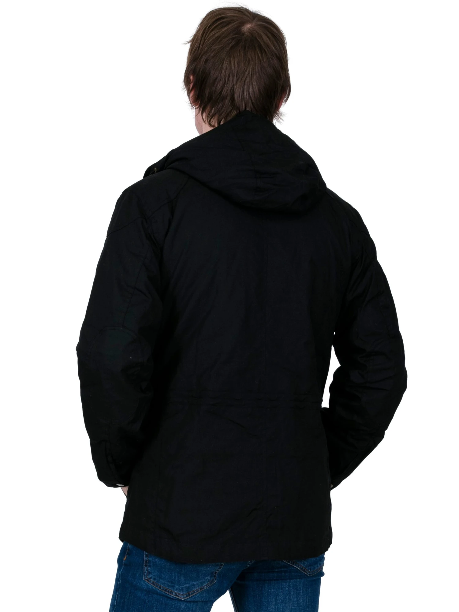 Vintage Parka Jacket -Black - Image 2