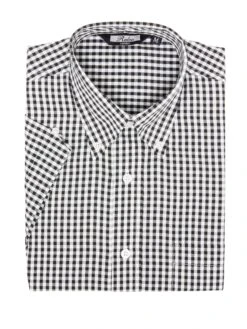 Short Sleeve Checkered Gingham Shirt - Multiple Colours