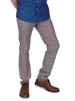 Trousers In Tweed - Checkered